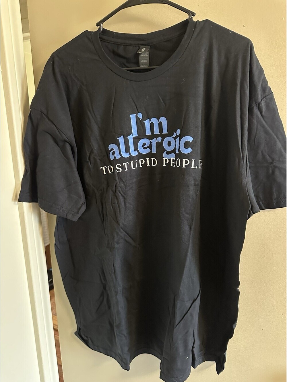 Funny Sarcastic Shirt I’m Allergic To Stupid People T Shirts